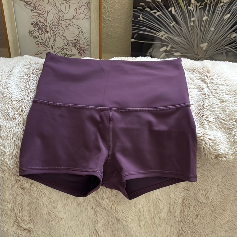 Lululemon Athletica Purple Align High Rise Shorts